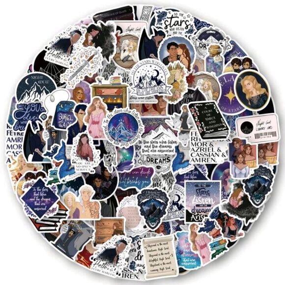 ACOTAR A Court of Thrones Velaris Stickers - Picture 1 of 5